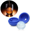 Hot Sale Ice Cube Mold Silicone Blue Whiskey Cocktail Round Ball Interstellar Ice Cube Household Kitchen Ice Cream Tools