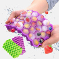 37 Ice Cube Honeycomb Tray DIY Silicone Popsicle Mold Creative Shape Ray Cream Party Bar Tool Maker Popsicle Kitchen Accessories