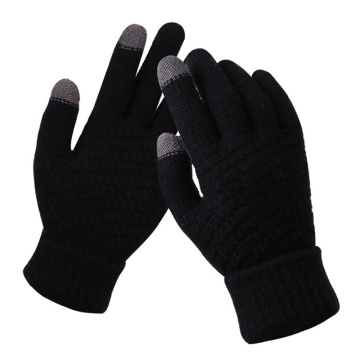 Touch Screen Gloves Warm Gloves Ski Gloves Plush Gloves Cycling Equipment Women's Cashmere Knitted Gloves Jacquard