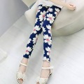 Kids Leggings Baby Girls Clothes Flower Printed Skinny Pants Children Cotton Pencil Trousers 2-11 Years Girl Leggings