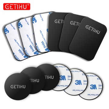 GETIHU Magnetic Disk Car Phone Stand Metal Plate Iron Mount GPS Support Magnet Mobile Phone Holder For iPhone 12 11 Pro 8 Xiaomi