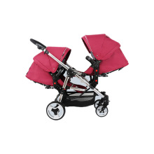 poussette double Convertible Twin Baby Stroller Light Shock Absorber High Landscape Newborn Stroller Folding Four Wheels Pram