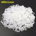 400pcs Tile Leveling System Clips Kit Wall Floor Tile Spacer Tiling Tool 1.0mm Free shipping