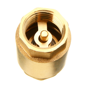 1pc New 1/2'' NPT Brass Thread In-Line Spring Check Valve 200WOG