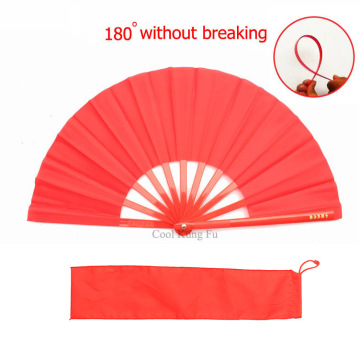 plastic bone tai chi fan kung fu fan senior taiji fan chinese martial art makes a loud crisp noise when opened