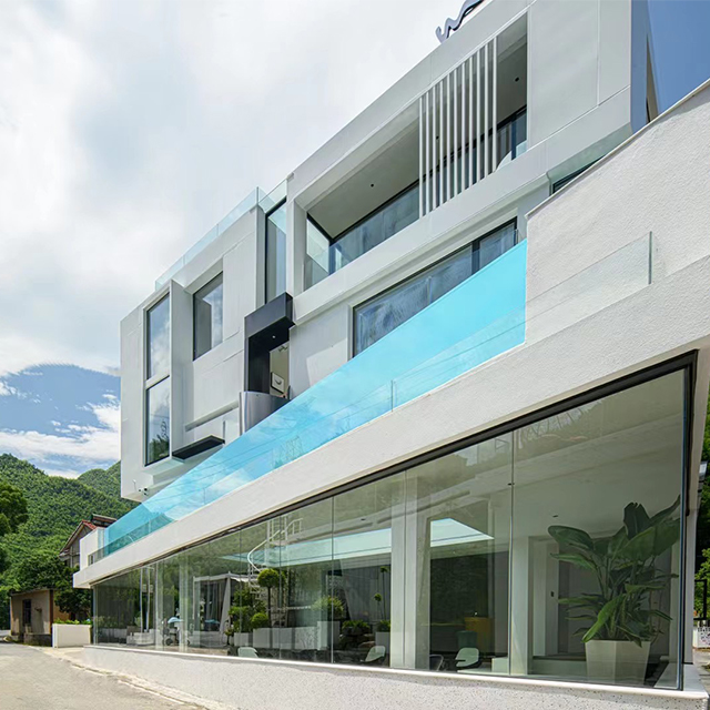 Acrylic pool wall