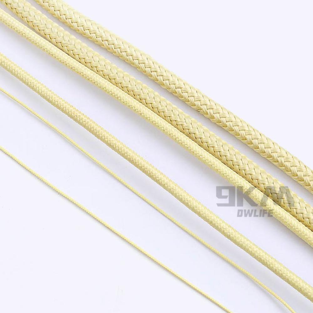 Kevlar Braided Line 40~2000lb High Strength Fishing Assistant Cord Kite String Cut-Resistant Refractory Camping Tent Hiking Line