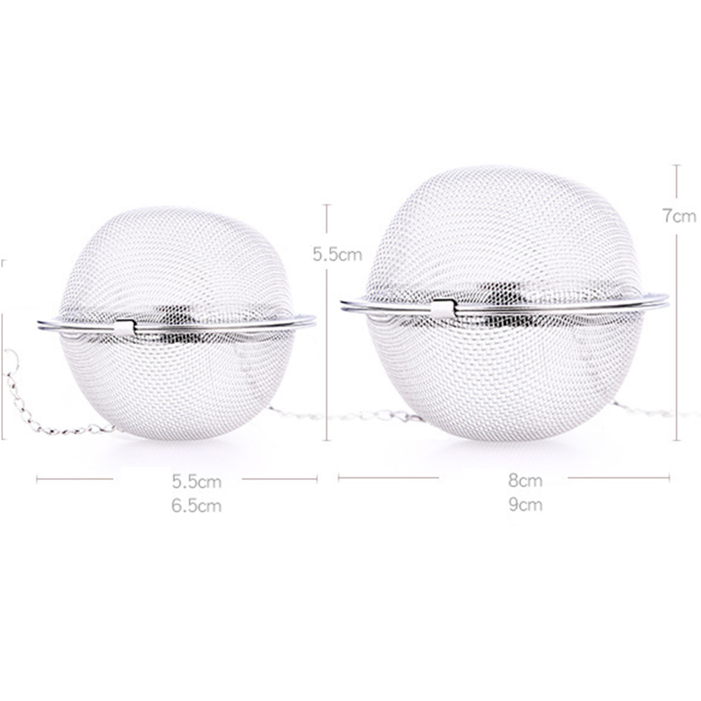 L/XL Size Tea Infuser Ball Mesh Loose Leaf Herb Strainer Stainless Steel Secure Locking High Quality