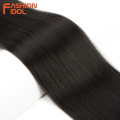 FASHION IDOL 36 inch Yaki Straight Hair Bundles 120G Ombre 613 Brown Synthetic Hair Weave Ponytail Hair Extensions Free Shipping