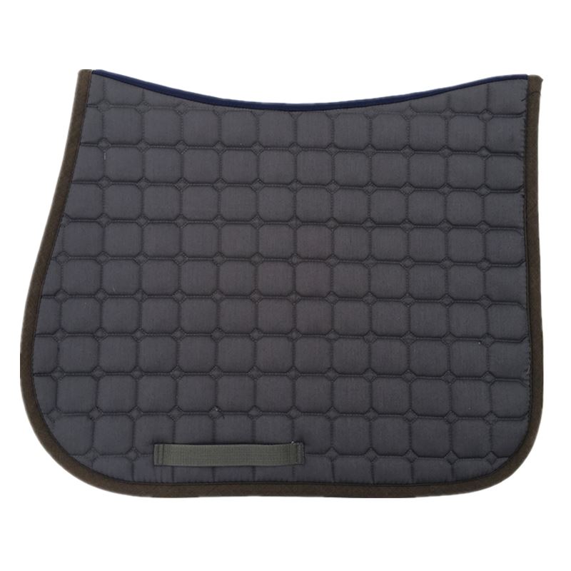 High Quality Quilted Cotton Horse Saddle Cushion Jumping Saddle Pads Shock Absorption Dressage Pad With Crystal Diamond