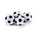 4 Pcs 32mm White Black Plastic Soccer Table Foosball Ball Football Mini Ball Soccer Round Indoor Games Machine Parts hot sale