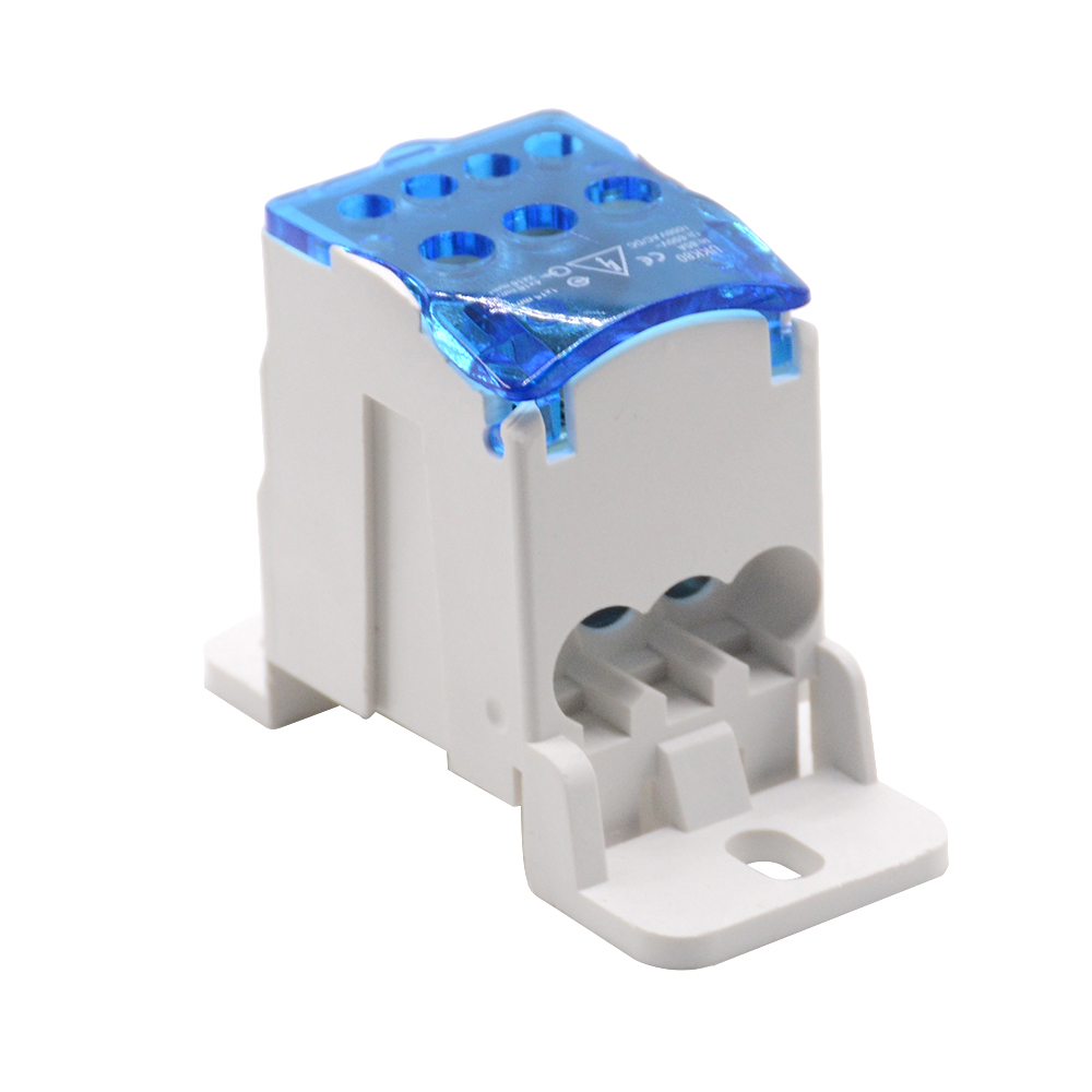 UUK-80A/125A/160A/250A/400A/500A Rail type splitter box universal wire connector Splitter High current distribution box 1000V