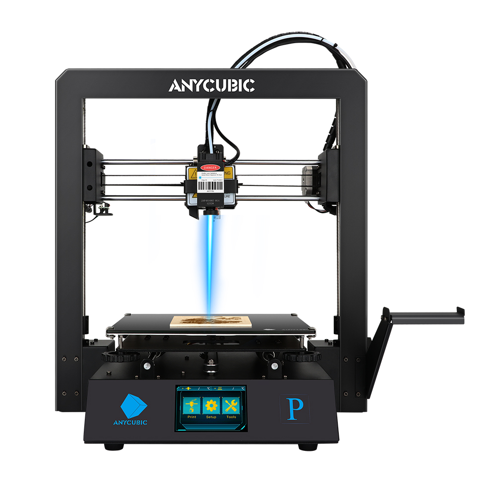 ANYCUBIC Mega Pro 3D Printer Printing Laser Engraving Touch Screen Printing TPU Filament Dual Gear Extruder 3D Laser Printer