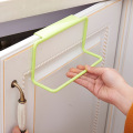Kitchen Organizer Towel Rack Plastic Hanging Holder Bathroom Cabinet Cupboard Hanger Shelf For Kitchen Supplies Accessories