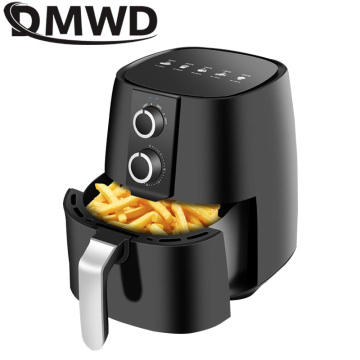 DMWD 5L Multi-Functional Healthy Food Cooker Timer Oven Low Fat Oil Free Chicken Grilling Electric Deep Fryer