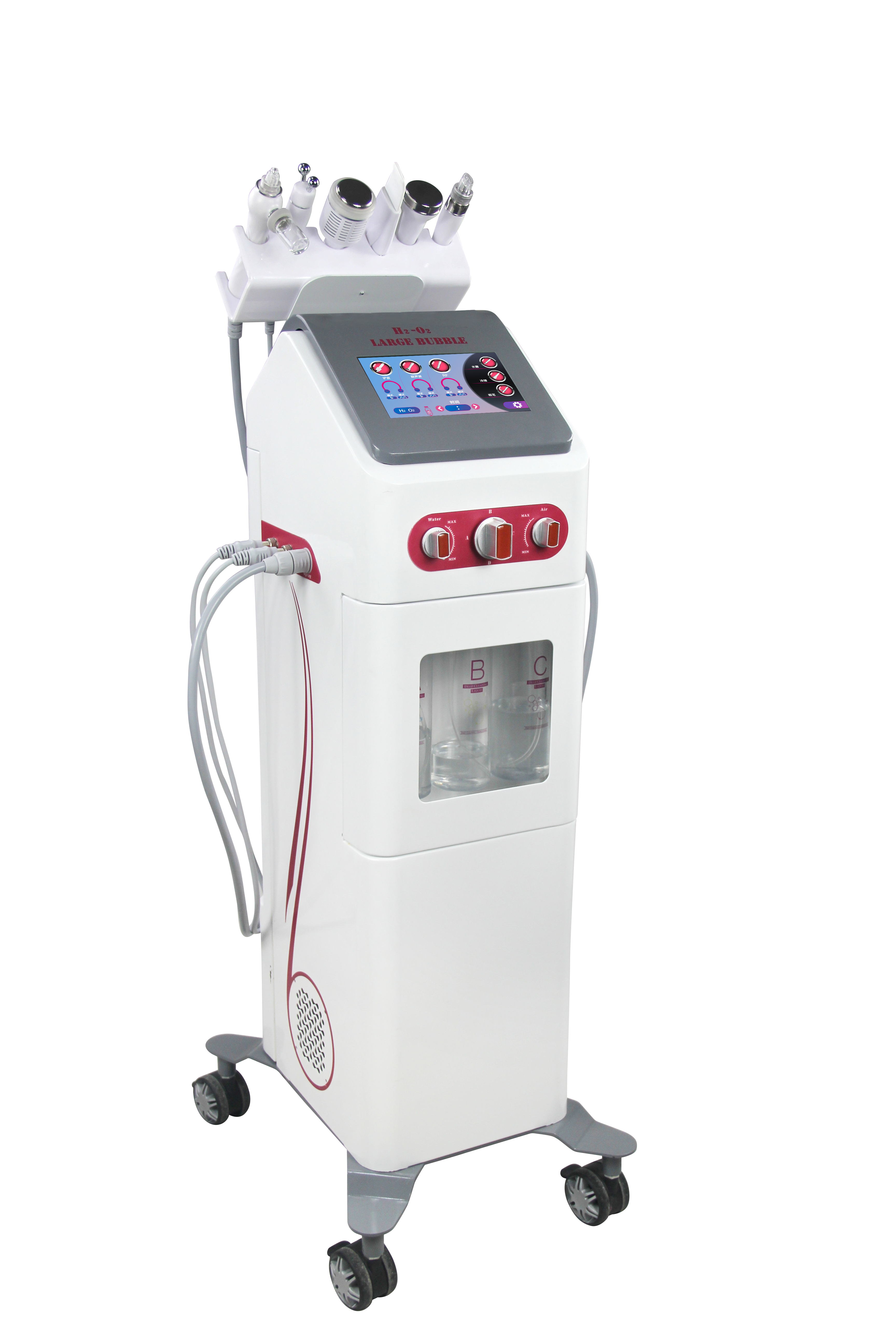 H2 O2 Hydro Microdermebrasion Skin Clean Machine Anti-Aging Oxygen Jet SPA Beauty Equipment Hydrafacial