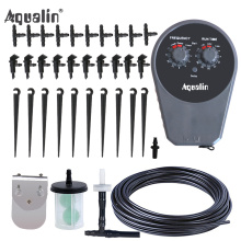 Automatic Drip Irrigation Controller Set Garden Water Timer Watering Kit with Built-in High Quality Membrane Pump #22077
