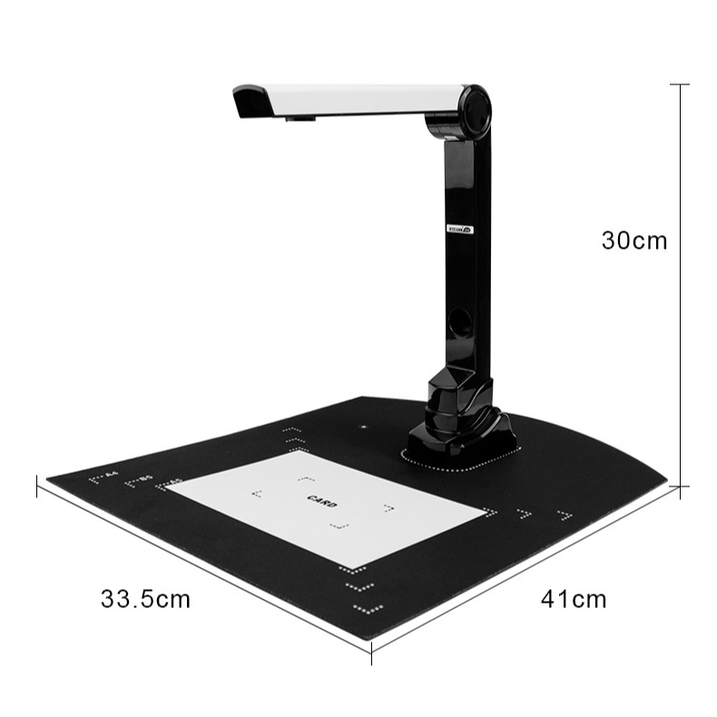 A4 Visual Presenter Definition Speed Bank Office Book Fast HD Portable File Painting Document Continuous Photographer Scanner