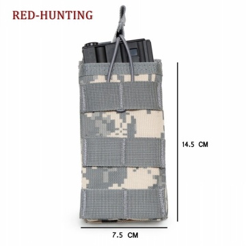 Tactical Open Top Single Magazine Adjustable Mag Pouch For M4/M16 5.56.223 Military SlingShot Hunting Bag Molle Nylon Waist Pack