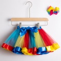 Little Girls Summer Skirts Carnival Costume Skull Tutu Skirt Kids Dance Ballet Tulle falda skirt Children Christmas Clothing