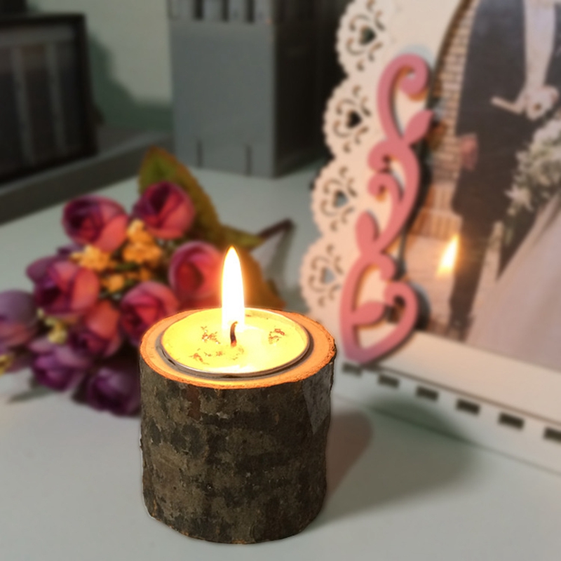 1PC Wooden Candle Holder Tree Branch Rustic Candlesticks Lover Romantic Candlelight Dinner Props Wedding Decoration