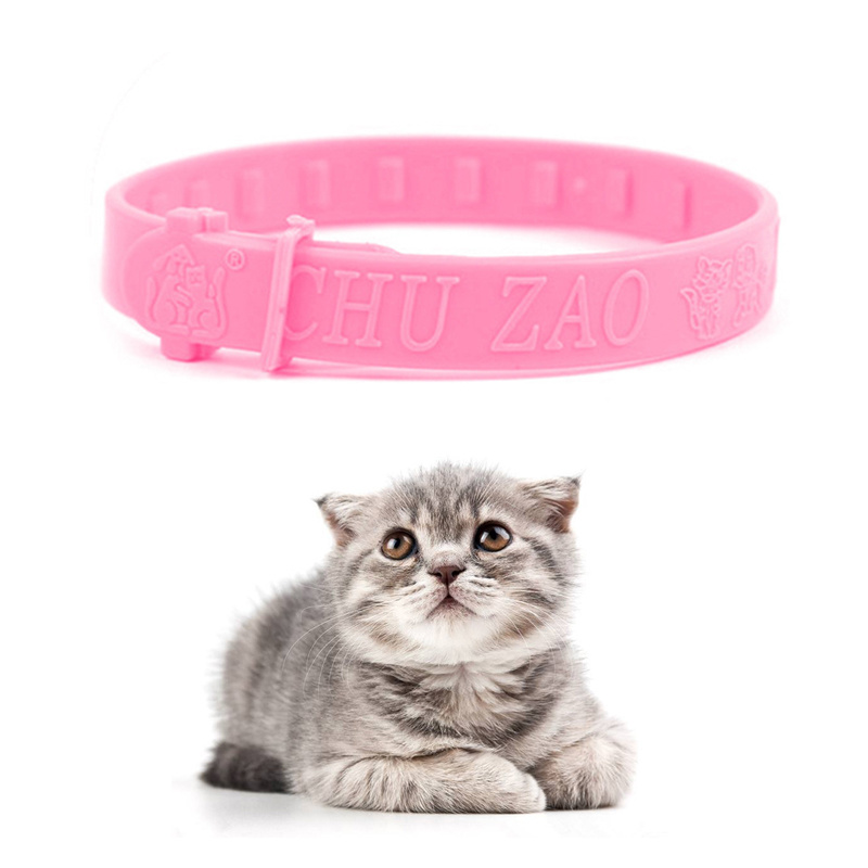 3pcs Pet Collar Pink Adjustable Puppy Dog Cat Rabbit Neck Strap Anti Flea Mite Acari Tick Remedy Summer Products Pet Supplies