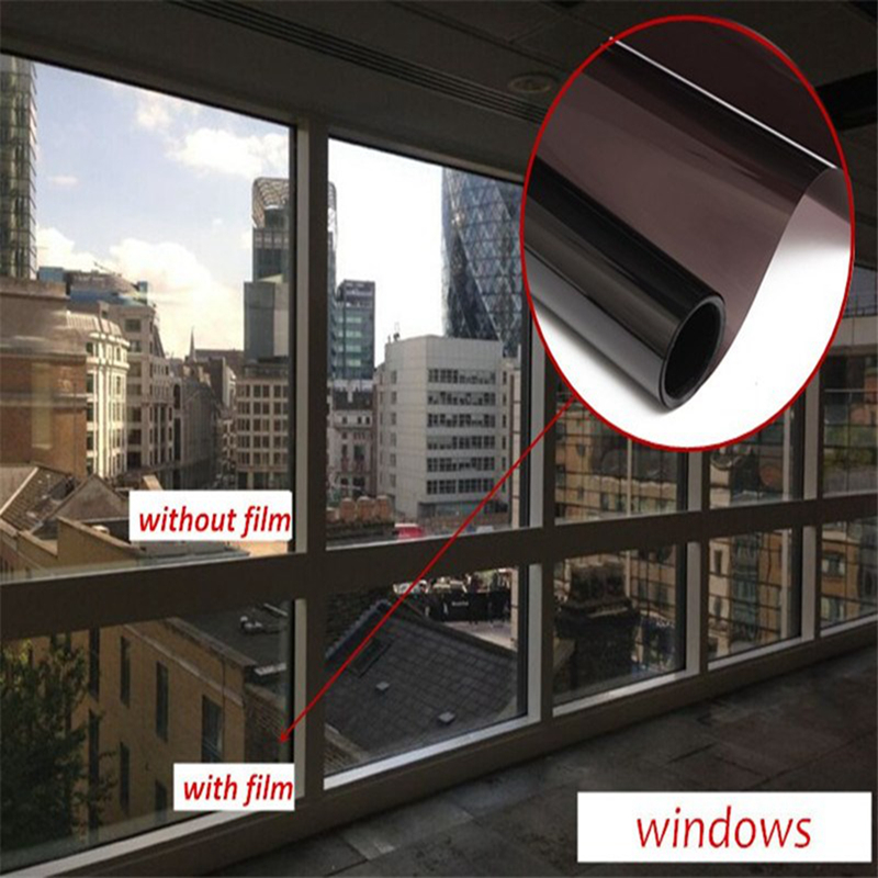 50*300CM Car Window Tint VLT 5% Curtains Tinting Film Solar Protection Sun Shade For Auto Side Window