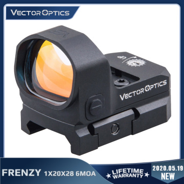 Vector Optics Frenzy-X 1x20x28 Red Dot Scope 6 MOA Handgun Pistol Sight Hunting Rilfescope Glock 9mm AR AK 5.56 7.62 .308win