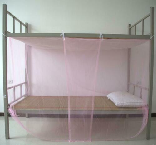Mosquito Net 4 Corner Post Bed Canopy Twin Full Queen Size Home Bedding Netting
