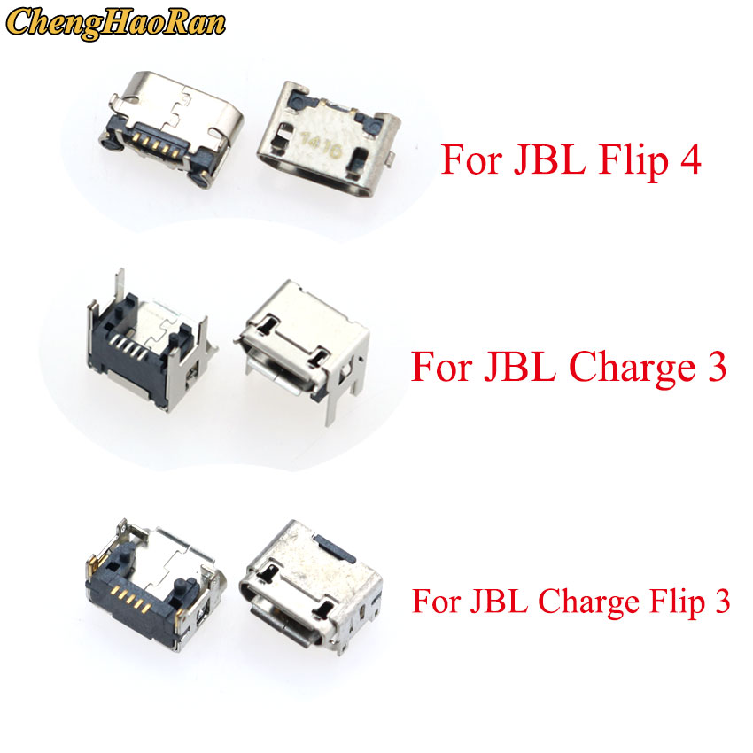 ChengHaoRan 5pcs For JBL FLIP 3 2 Pulse 2 Bluetooth Speaker Micro USB Jack Dock Charging Port Charger Connector Repair parts