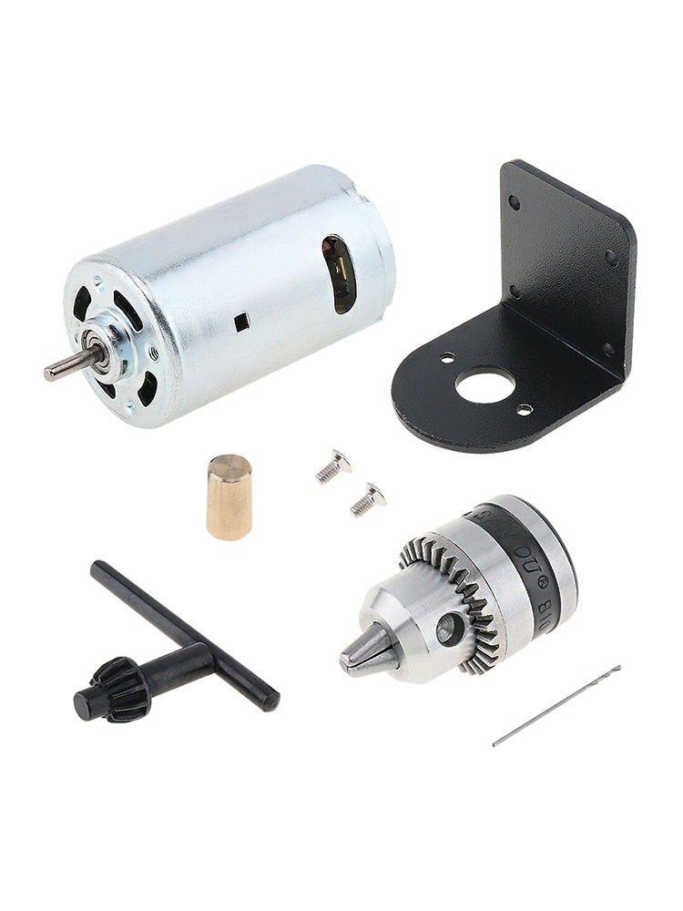 DC Motor 12-36V Mini Hand Drill Mounting DIY Lathe Press 555 Motor And Bracket r Electric Power Tool