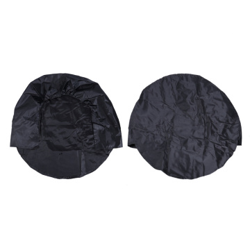 2pcs Wheel Tire Covers for Auto Truck Car Camper Trailer(Black)