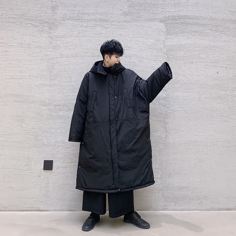 Hybskr 2020 Winter Men's Parka Casual Oversize Coat Men Thicken Zipper Hooded Korean Streetwear Coat Woman Fashion Clothing