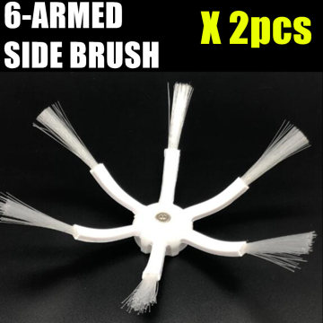 XIAOMI Original New Generation 6 Arms Side Brush for Xiaomi/Roborock S50 S51 S55 Robot Vacuum Cleaner Parts Accessories