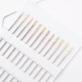 12Pcs Stainless Steel Antijumper Multi-size Hand Sewing Needles Popular DIY Darning High Thick Big Eye Self-Threading Embroidery