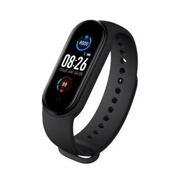 0.96inch Mi5 Smart Wristband Waterproof Fitness Band Heart Rate Blood-Pressure Detector Wristbands Pedometer Sports Watch