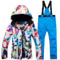 High Quality Thick Warm Women Ski Suit Waterproof Windproof Skiing Snowboarding Jacket Pants Set Women Winter Snow Wear Suits