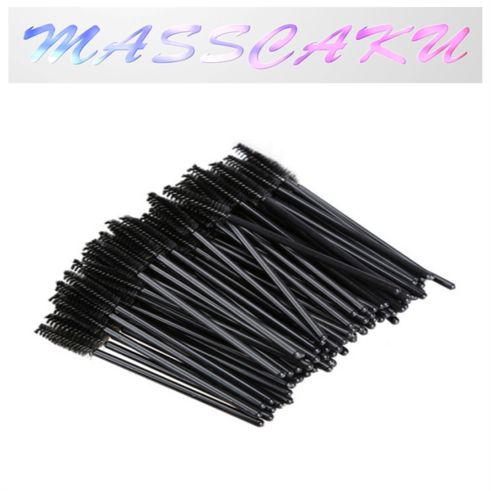 50 Pcs Eyelash Makeup Brushes Disposable Mascara Wands Applicator Eye lashes Cosmetic Brush Maquiagem Cilio Makeups Tool Kit