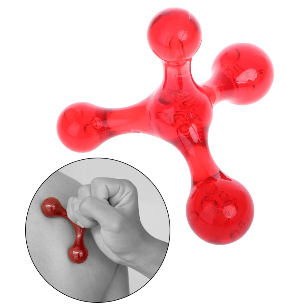 Full Body Plastic Useful Manual Massager Arm Back Leg Head Foot Point Massager Relaxation Tools Portable