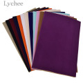 Lychee 29x21cm A4 Self Adhesive Velvet Fabric High Quality Solid Color Fabric DIY Liner Contact Paper For Jewelry Drawer