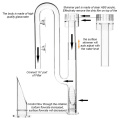 Aquarium Glass Kit with Deoiling Film Inflow and Horn Outflow for Fish Tank Filter Tube 1m Set for 12/16mm