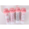 Cute pig shape solid glue children students office solid glue stick white