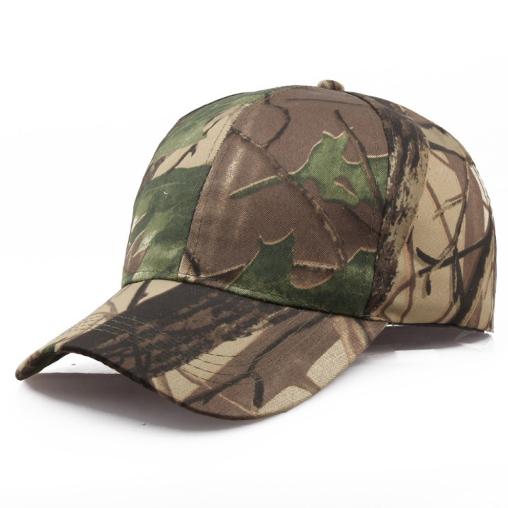Outdoor Sunscreen Quick-Drying Cap Jungle Leaves Camouflage Cap Unisex Men And Women Camo Baseball Cap Hat Casquette Fishing Hat