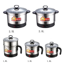 free shipping Thermal Cooker electric casserole cooking pot stainless steel simple mini boil pot