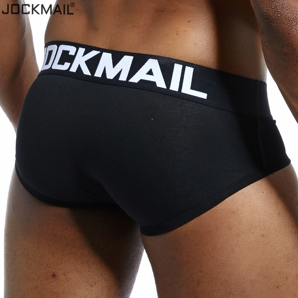 JOCKMAIL Brand 2019 New Design Soft Underwear Men Briefs Cotton Male Panties Slip Cueca Gay Underpants Fashion Briefs men Shorts