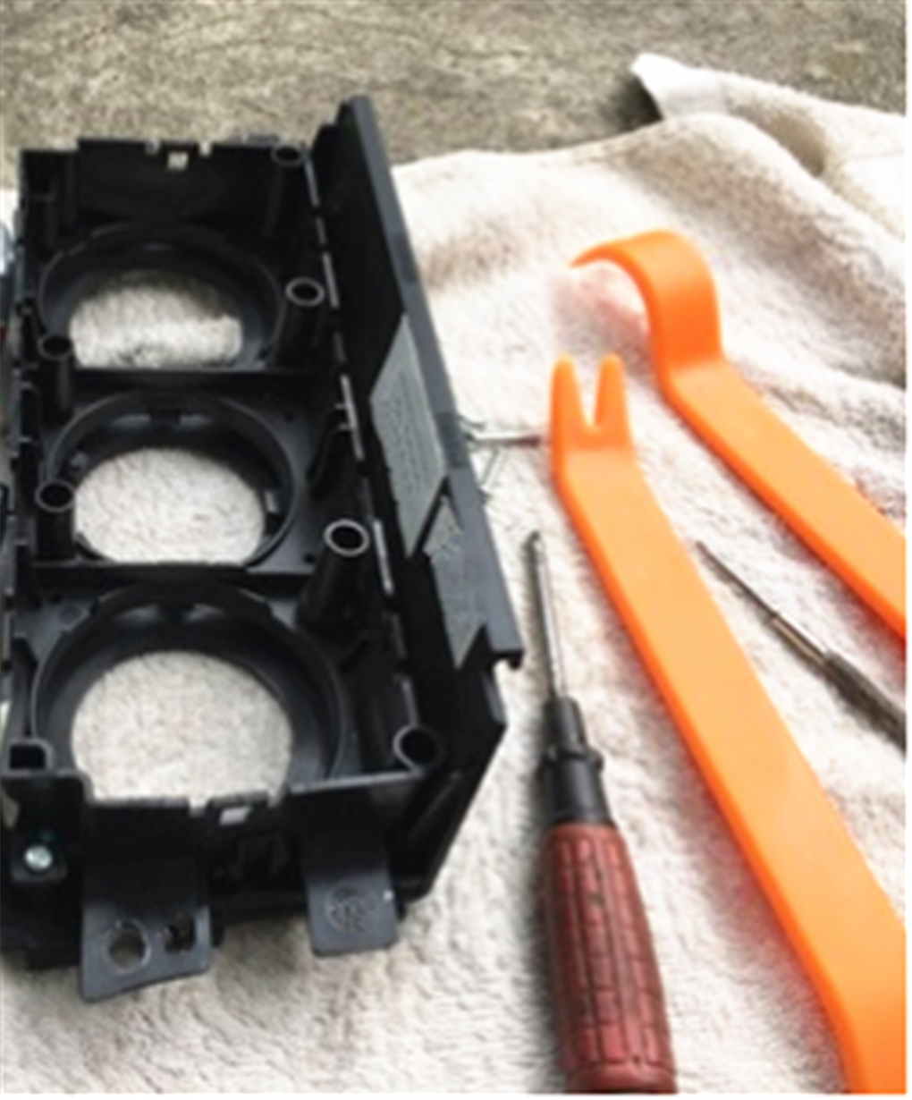 4Pcs Car accessories audio door clip panel removal tool parts for Honda City OSM FC Small PUYO