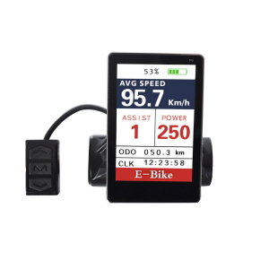 Split large-screen electric bicycle display