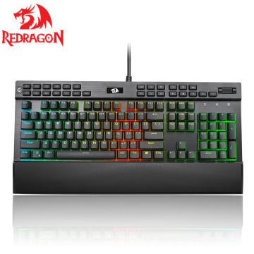 Redragon USB mechanical gaming keyboard ergonomic 131 Keys Programmable RGB backlit light Full key anti-ghosting gamer PC K550