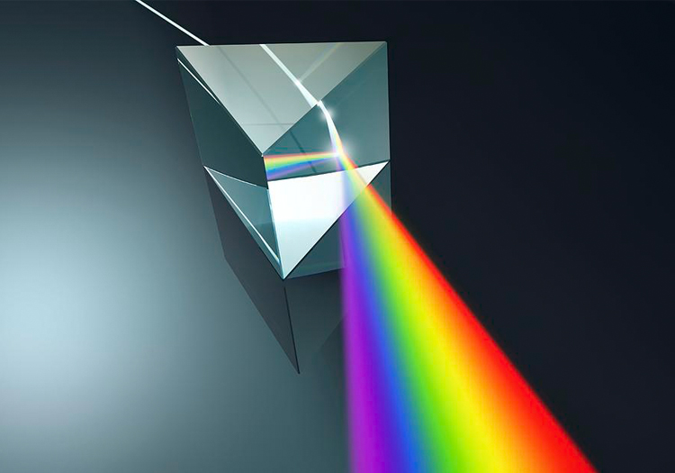 1pcs 30x30x100mm Optical Glass Right Angle Reflecting Triangular Prism for Teaching Light Spectrum Rainbow Prism