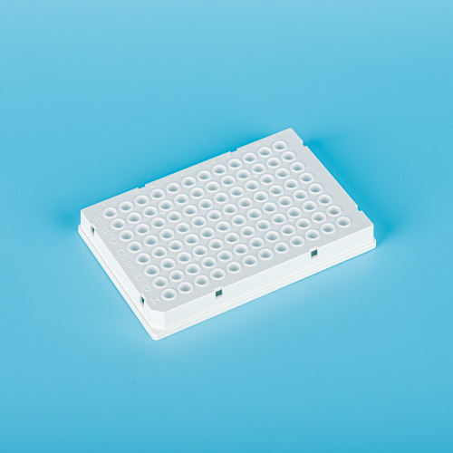 Best 96-well PCR Plates, Skirted, White frame, Clear wells Manufacturer 96-well PCR Plates, Skirted, White frame, Clear wells from China